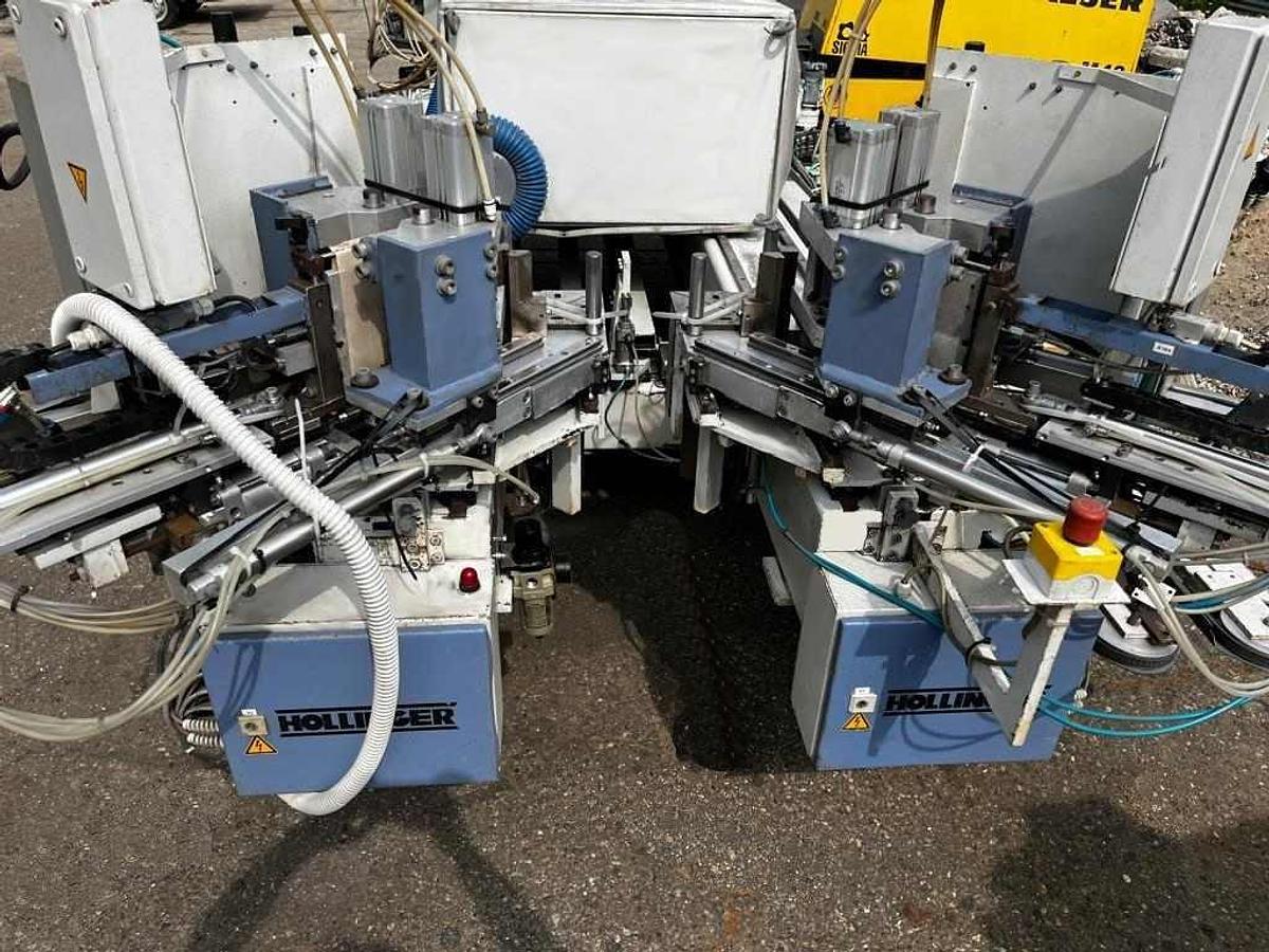 Used FOUR HEAD WELDING MACHINE HOLLINGER MSP-I-280-300 YEAR 2005