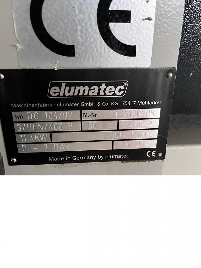 Używane PIŁA DWUGŁOWICOWA AUTOMATYCZNA ELUMATEC DG 104/02 ROK 2005