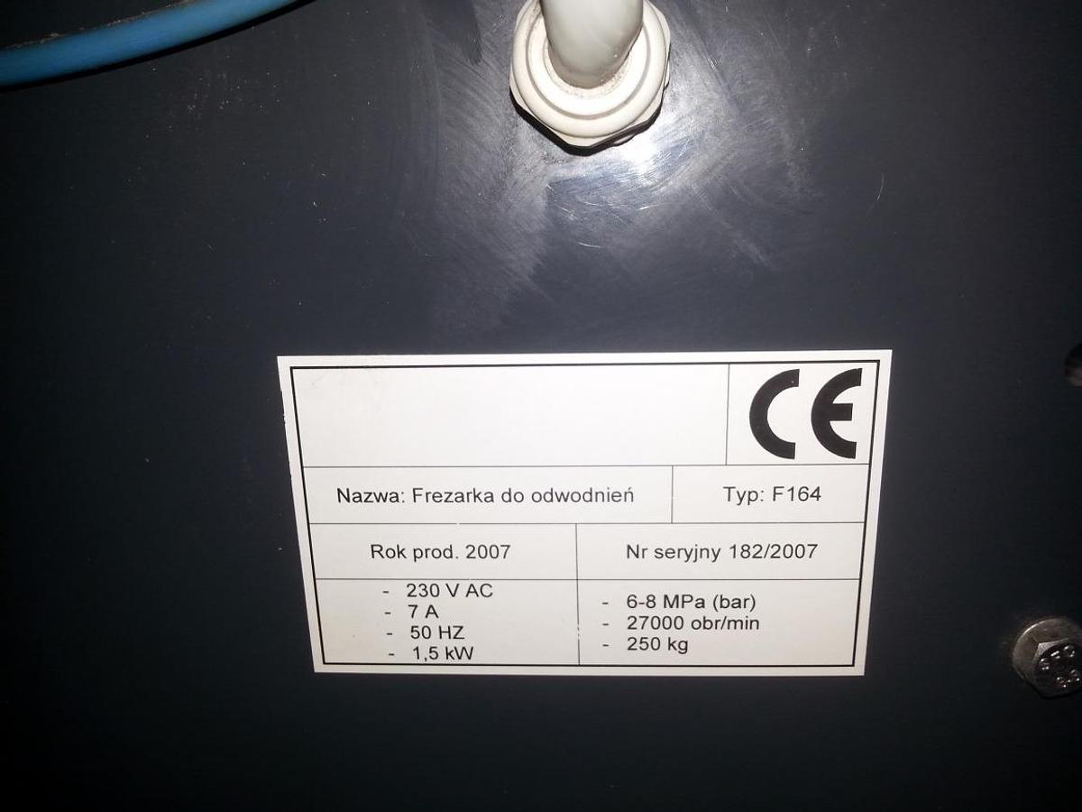 Used DRAIN MILLING MACHINE AUTOMATIC STB F 164 YEAR 2007