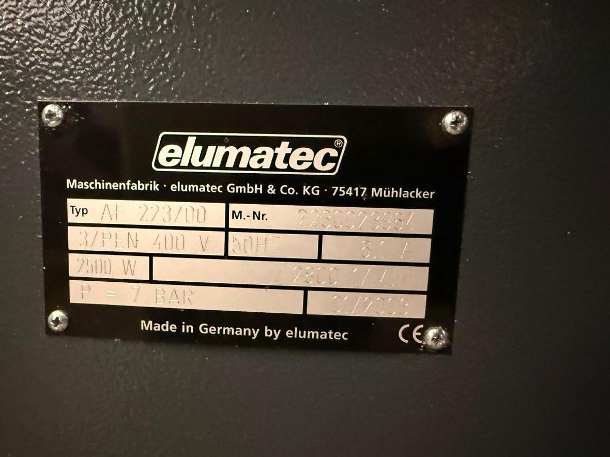 Used 2003 ELUMATEC AF 223 / 00 COLUMN MILL