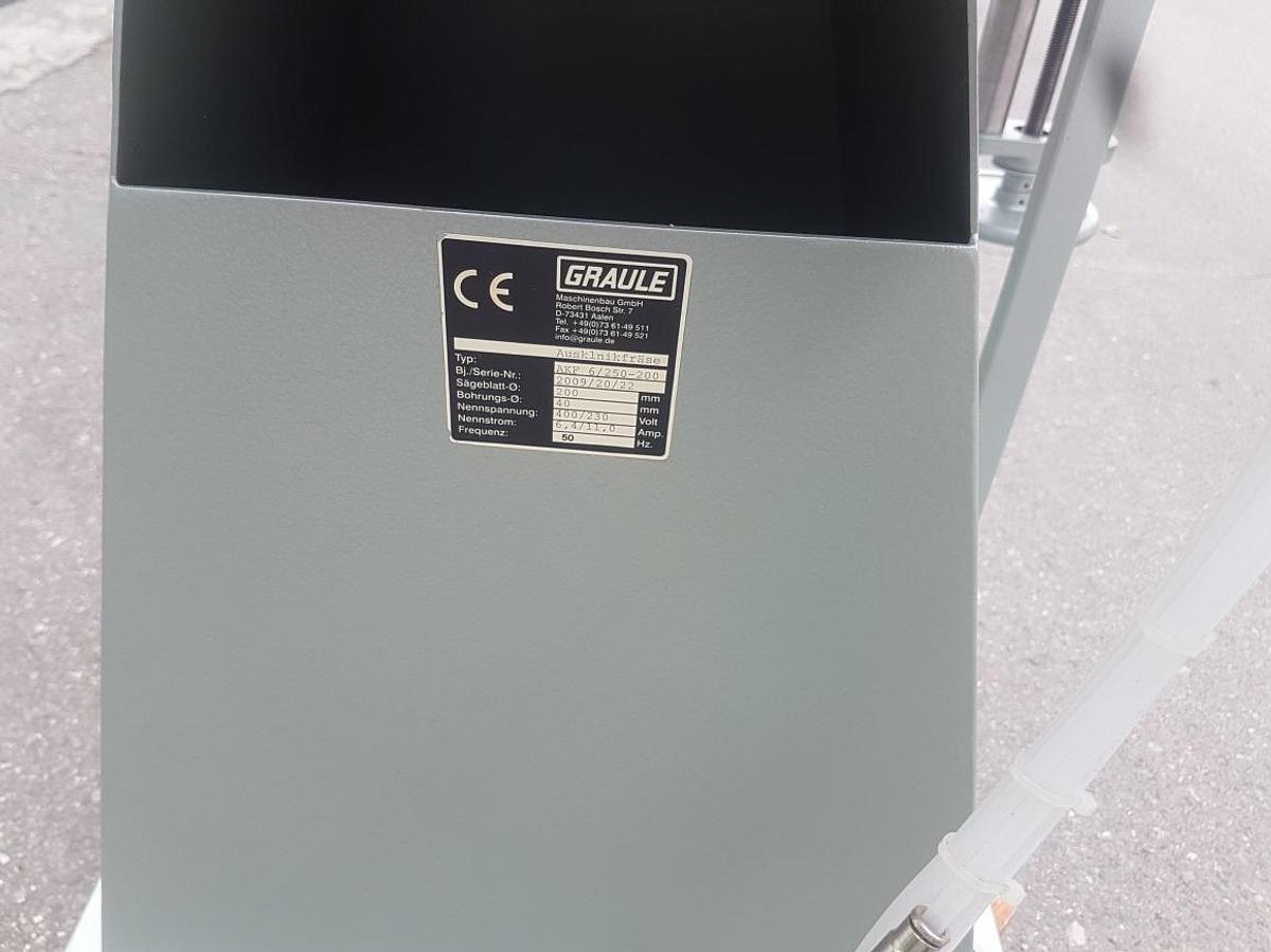 Used AUTOMATIC POST MILLING MACHINE GRAULE AKF 6/250 YEAR 2009