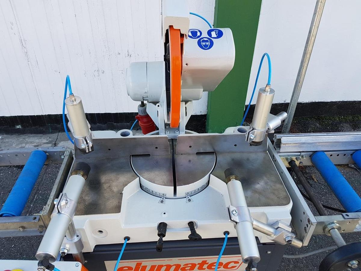 Used ELUMATEC SINGLE HEAD AUTOMATIC SAWING MACHINE MGS 73/33 2001 YEAR