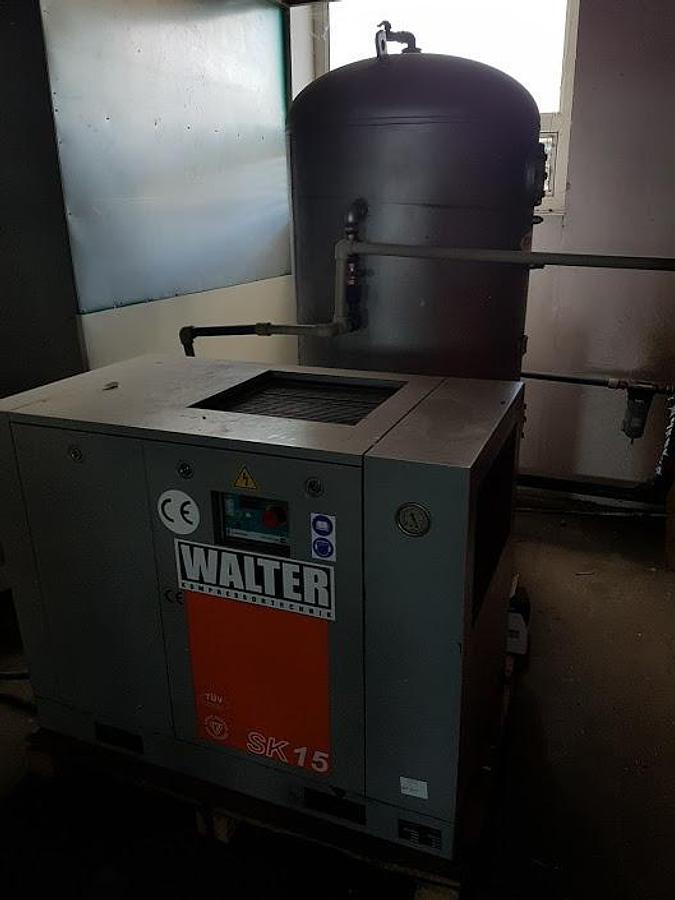 Used SCREW COMPRESSOR WALTER SK 15/10S YEAR 2006