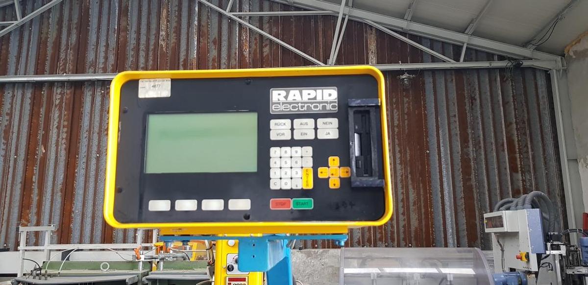 Used AUTOMATIC DOUBLE-HEADED SAW RAPID DGL 200 E YEAR 2000