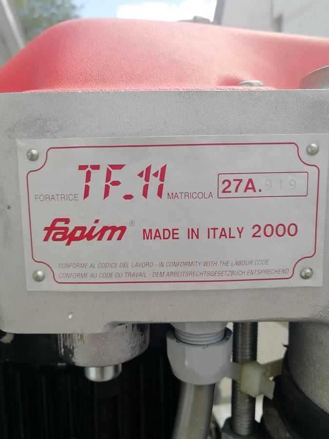 Used FAPIM TF - 11 MULTI-SPINDLE HINGE DRILL YEAR 2000