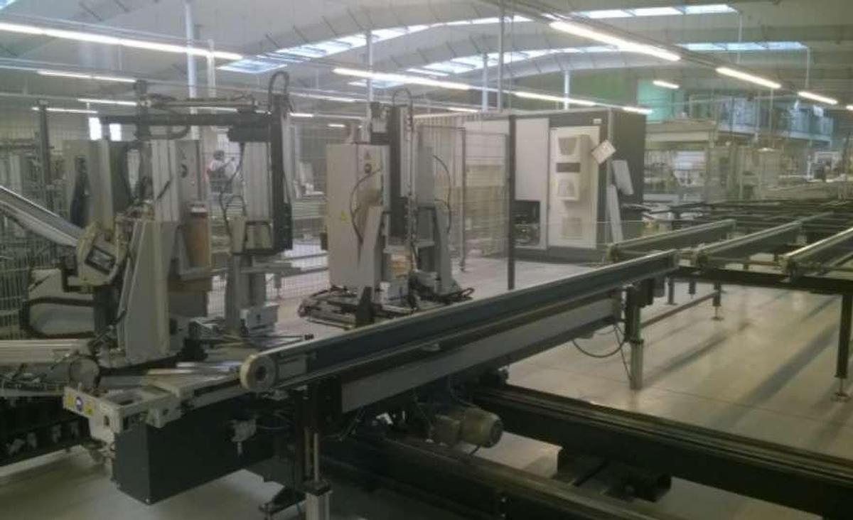 Used ELUMATEC SEALING AND CLEANING LINE YEAR 2010