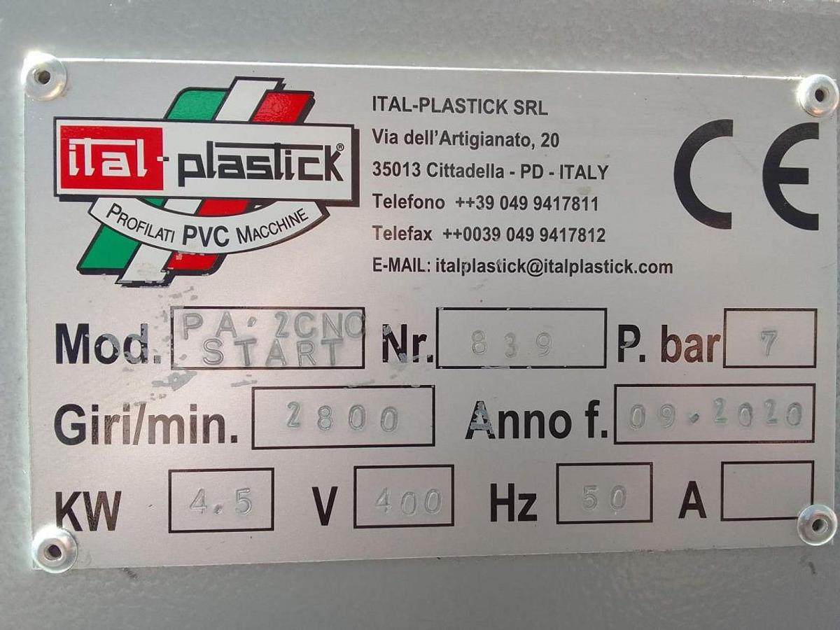 Używane OCZYSZCZARKA ITAL-PLASTICK PA-2 CNC START ROK 2020