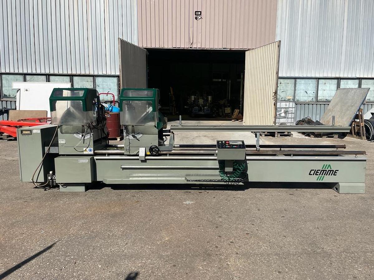 Used AUTOMATIC DOUBLE-HEAD CUTTING-OFF MACHINE CIEMME GRAFITE MEM TU/4 YEAR 2000
