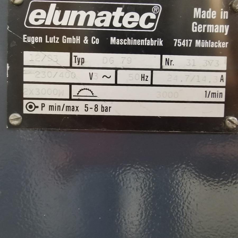 Used ELUMATEC DOUBLE-HEAD SAW DG 79 LONG