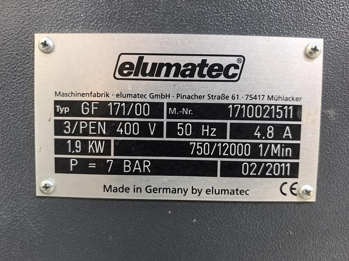Używane KLAMKOWNICA  (FREZARKO- KOPIARKA) ELUMATEC GF 171/00  ROK 2011