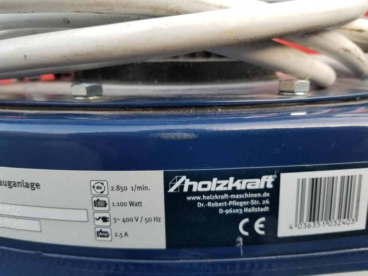 Used HOLZKRAFT CHIP EXTRACTOR
