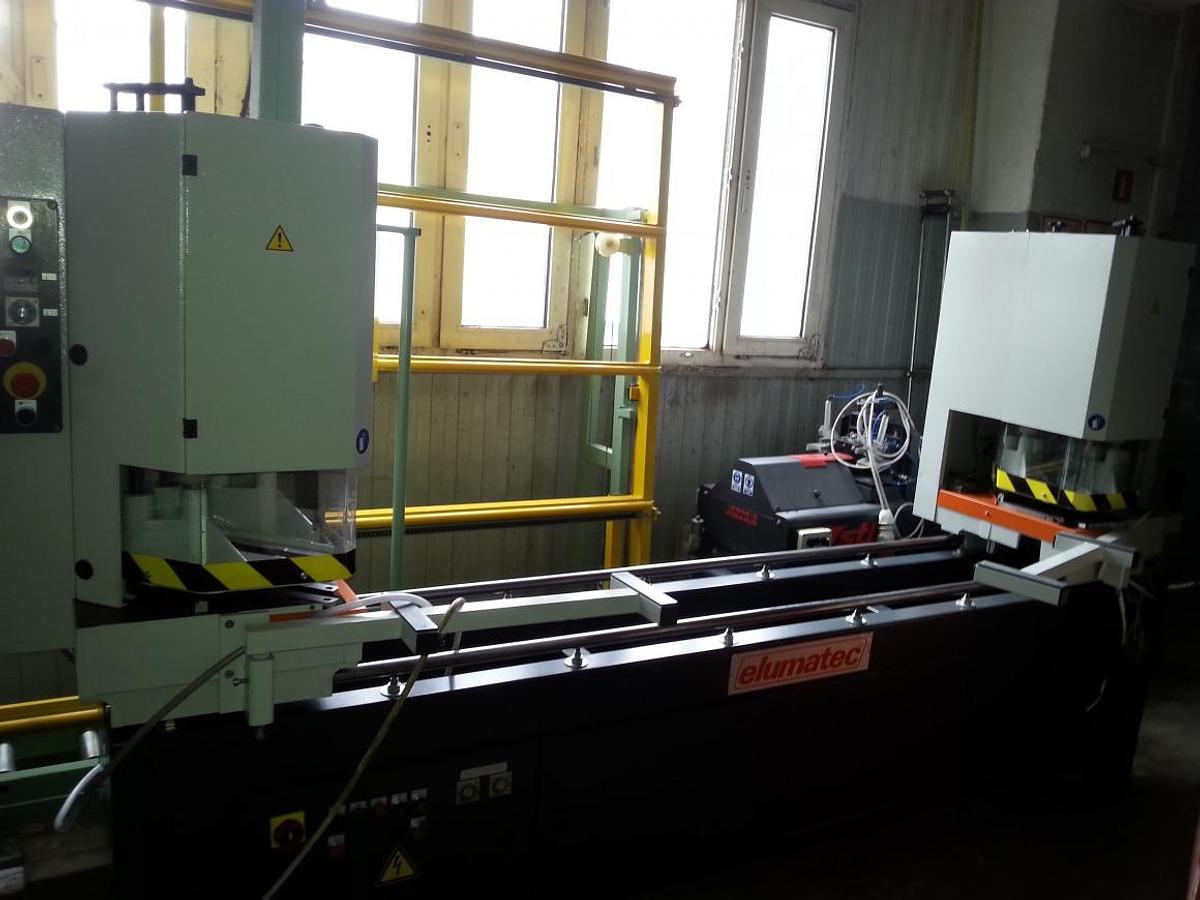 Used ELUMATEC DOUBLE HEAD WELDING MACHINE ZS 720 LV YEAR 1998