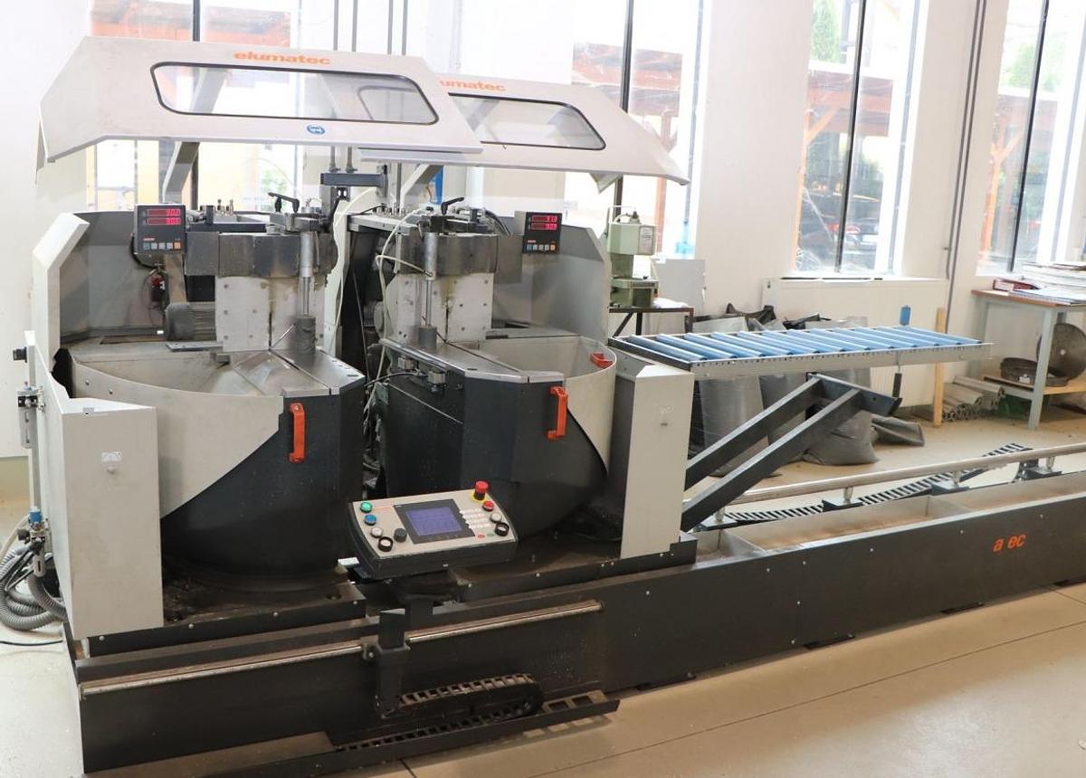 Używane PIŁA DWUGŁOWICOWA AUTOMATYCZNA ELUMATEC DG 244 + E 355 ROK 2014