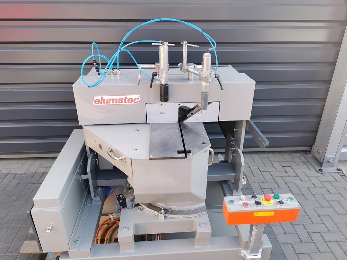 Used ELUMATEC SINGLE HEAD SAW MGS 105 WITH TABLES