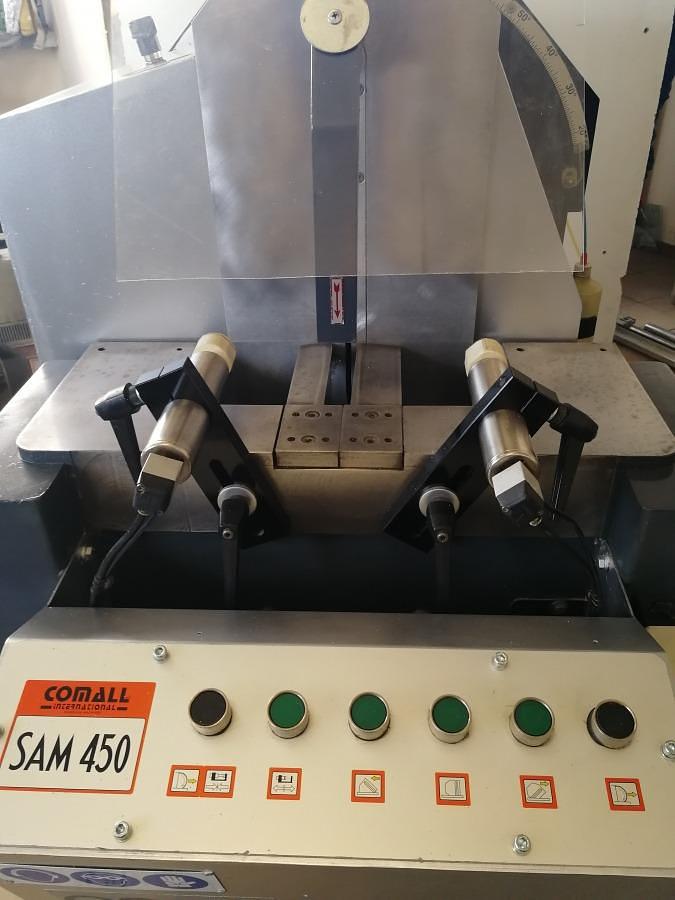 Used SINGLE HEAD SAW COMALL SAM 450 PX ECU YEAR 2000