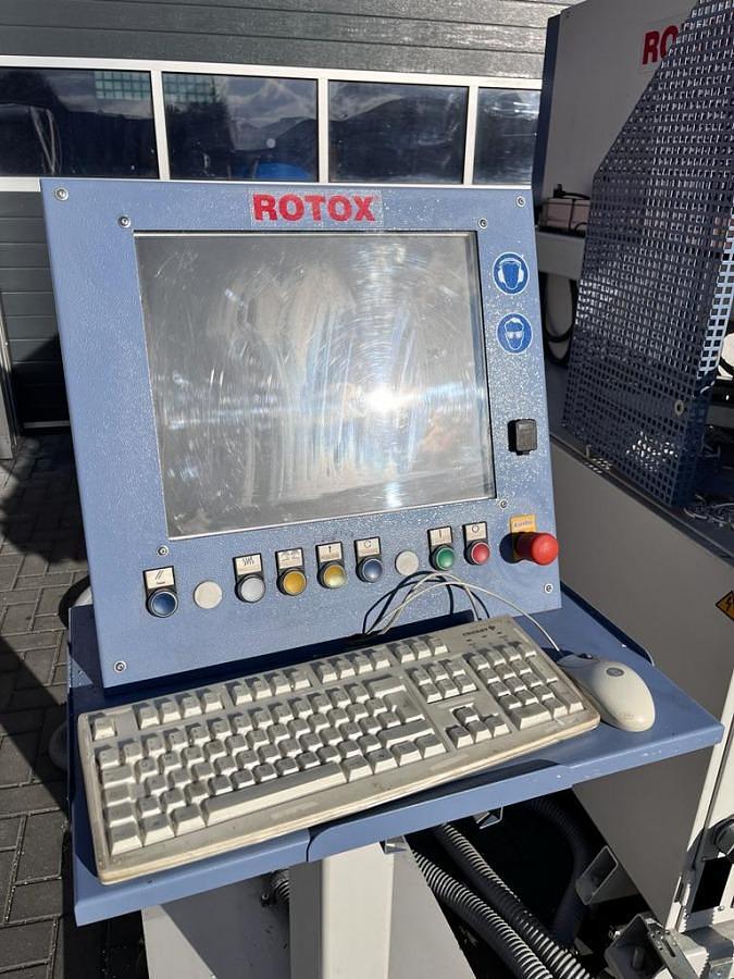Używane OCZYSZCZARKA CNC DO NAROŻY ROTOX EPA 472 + WT ROK 2011