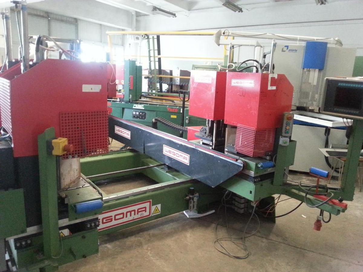 Used FOUR HEAD WELDING MACHINE WEGOMA WSA 4L H YEAR 1996