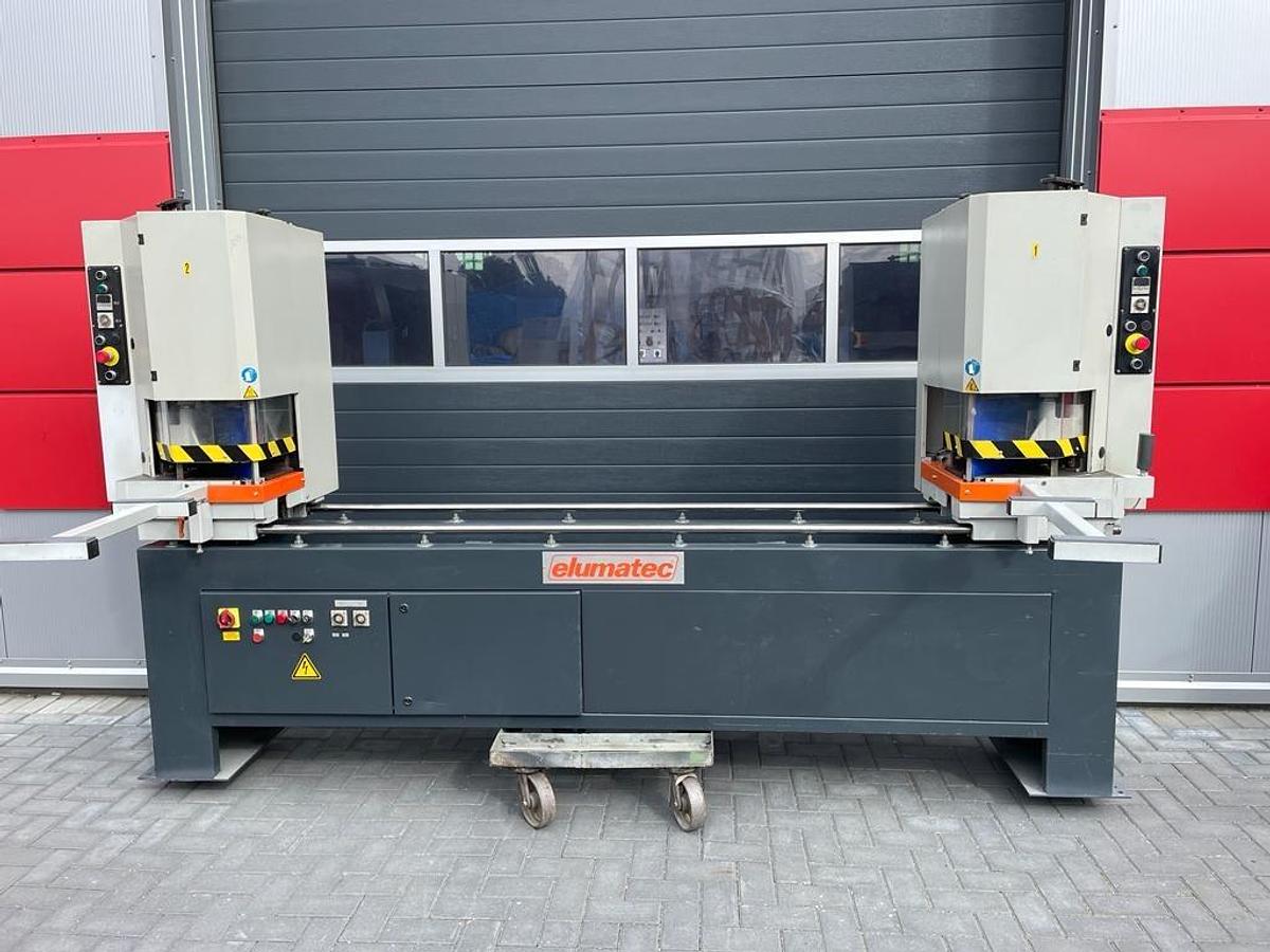 Used ELUMATEC DOUBLE HEAD WELDING MACHINE ZS 720 LV YEAR 1999