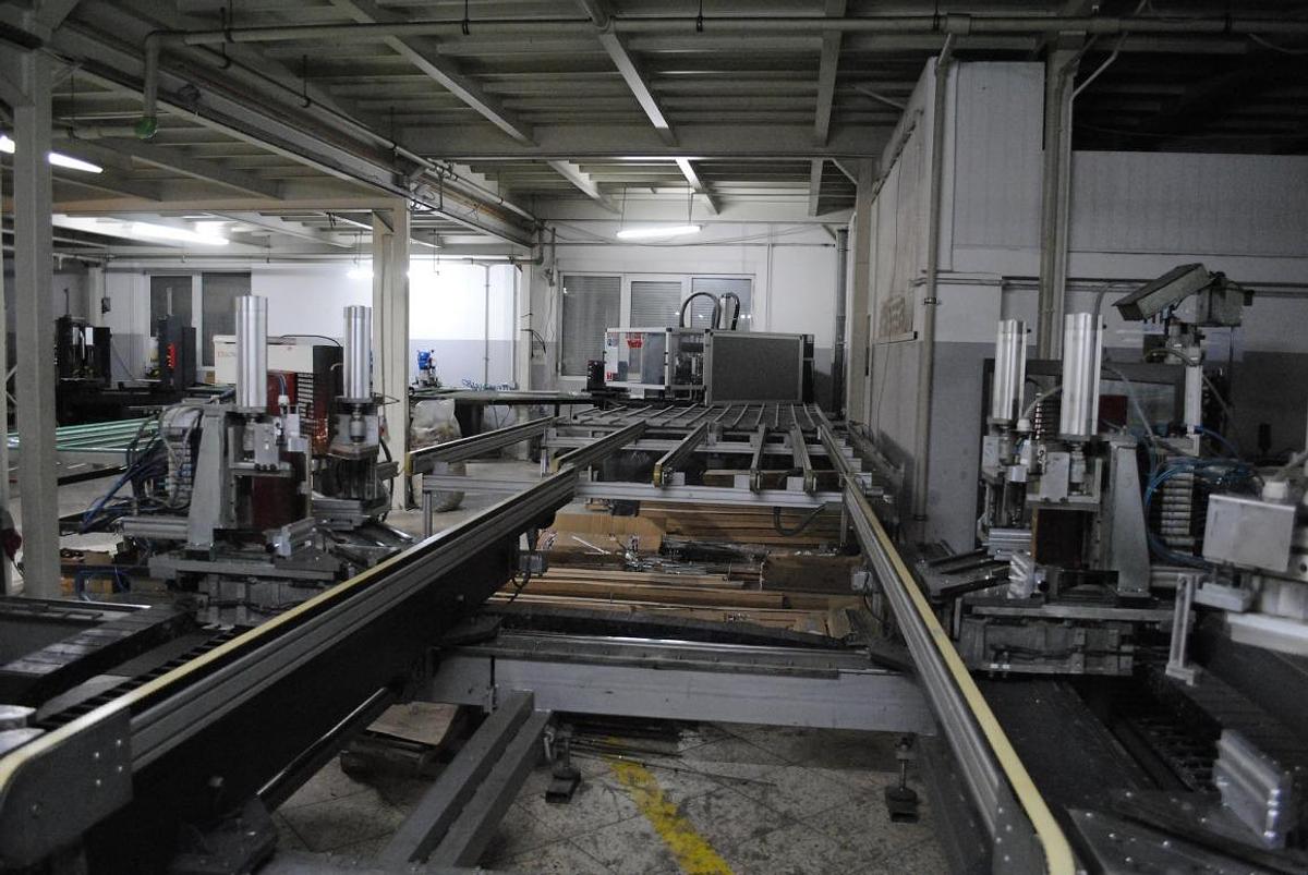 Used FOUR HEAD WELDING MACHINE KMW TYPE A4H YEAR 2006
