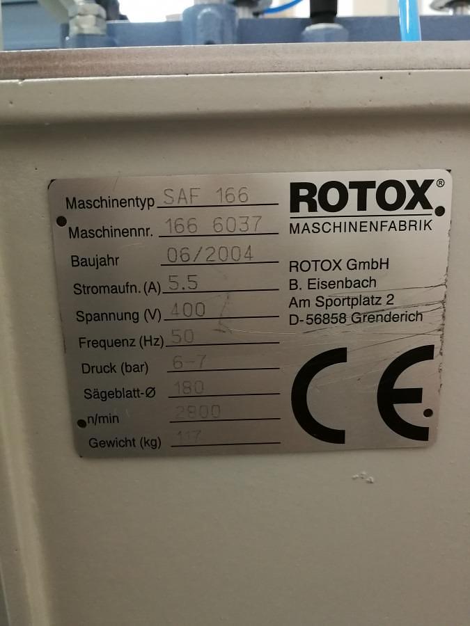 Used POLE MILLING MACHINE ROTOX SAF 166 YEAR 2004