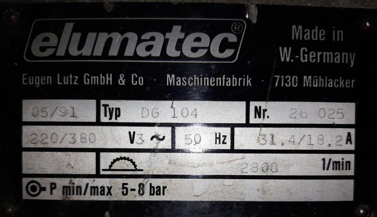 Używane PIŁA AUTOMATYCZNA / DWUGŁOWICOWA ELUMATEC DG 104 / 02