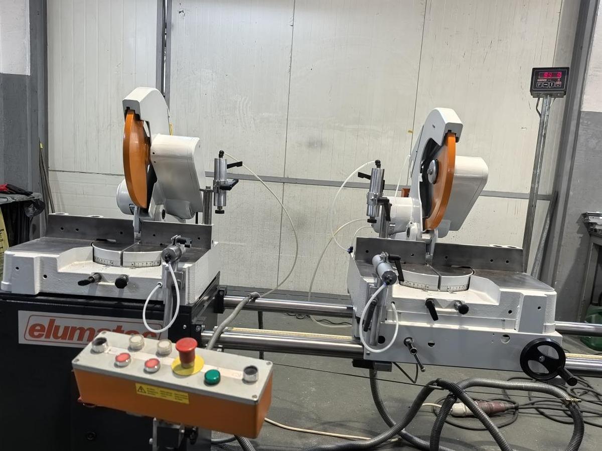 Used ELUMATEC DOUBLE-HEAD SAW DG 79