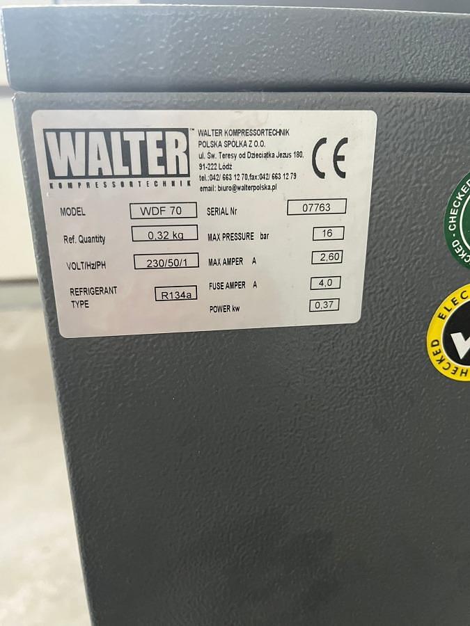 Used SCREW COMPRESSOR WALTER SKTG 7.5 P YEAR 2020
