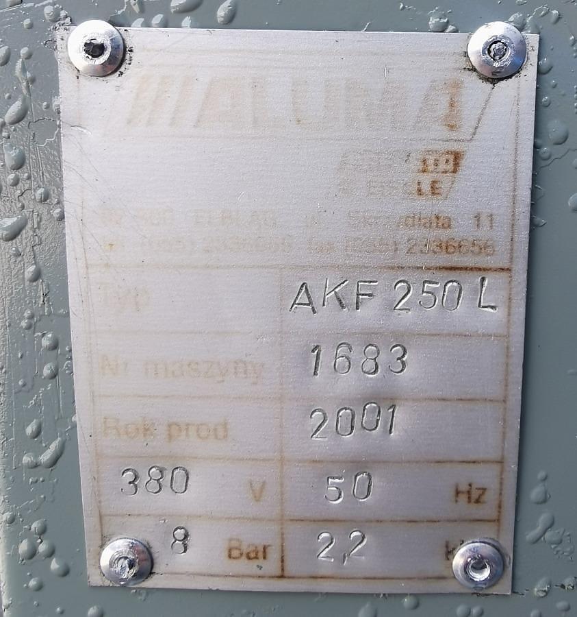 Used POST MILLING MACHINE ALUMA AKF 250 L YEAR 2001