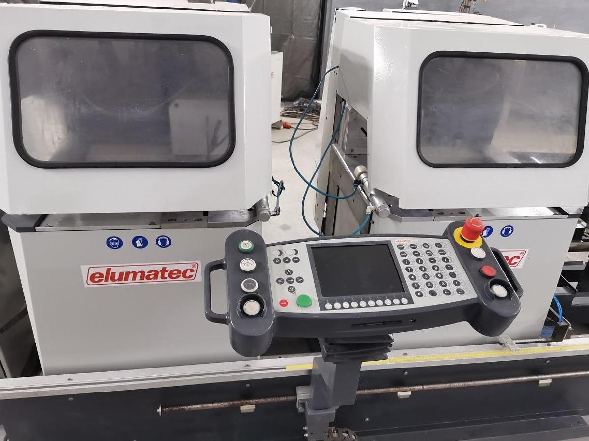 Used ELUMATEC DOUBLE-HEAD AUTOMATIC SAW DG 142 YEAR 2002