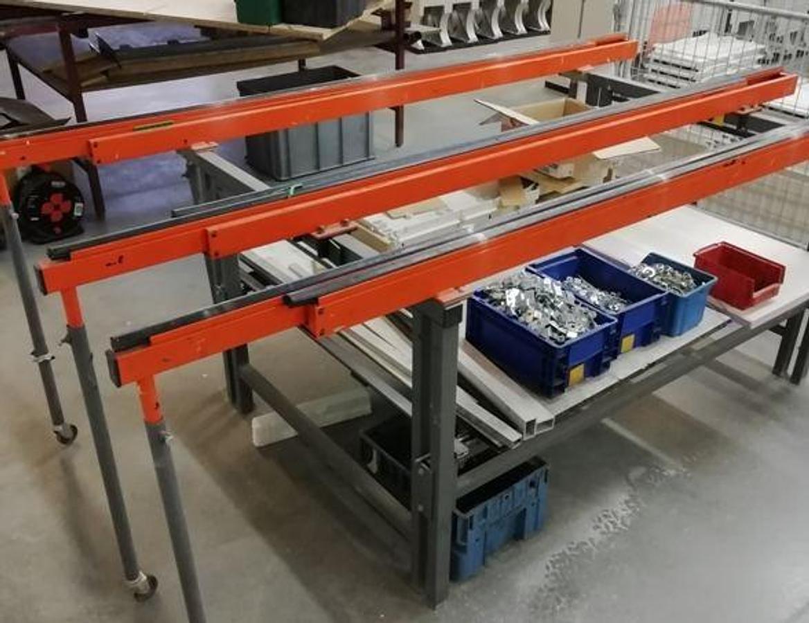 Used ASSEMBLY TABLE FOR ALUMINIUM