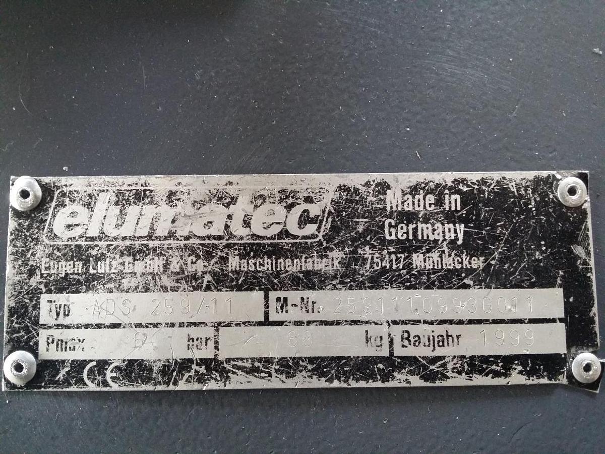 Używane WKRĘTARKA DO WZMOCNIEŃ ELUMATEC ADS 259 / 11  ROK 1999