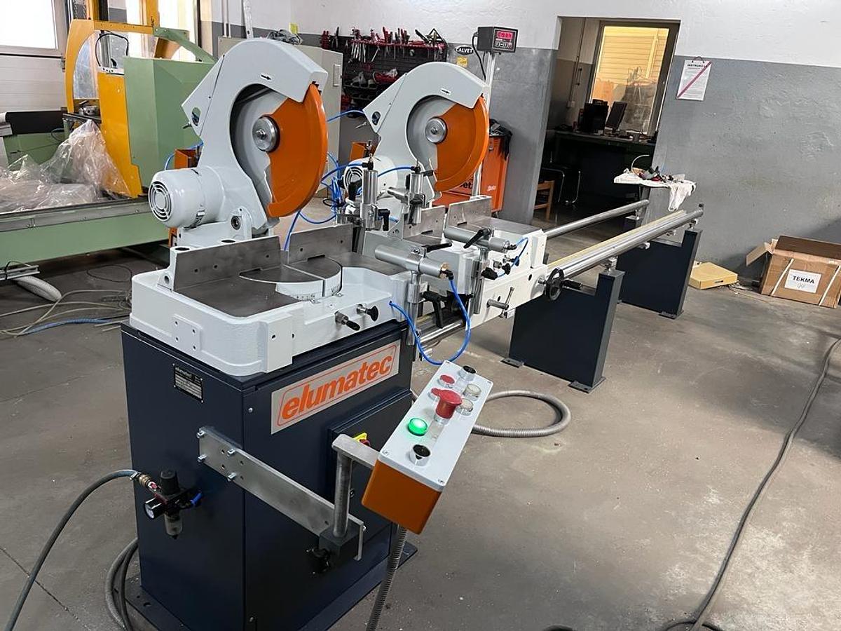 Used ELUMATEC DOUBLE-HEAD SAW DG 79