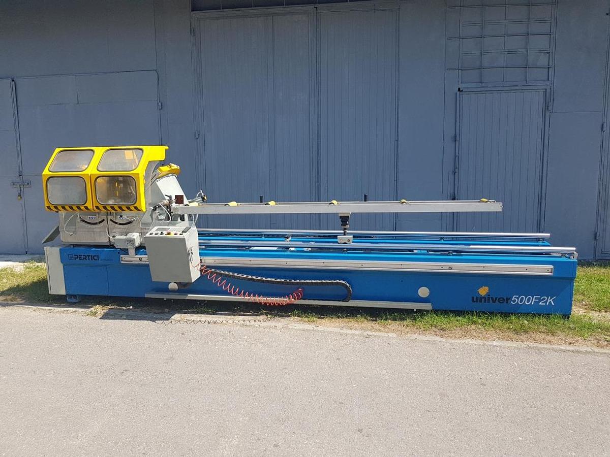 Used AUTOMATIC DOUBLE-HEADED SAW PERTICI UNIVER 500 F2K