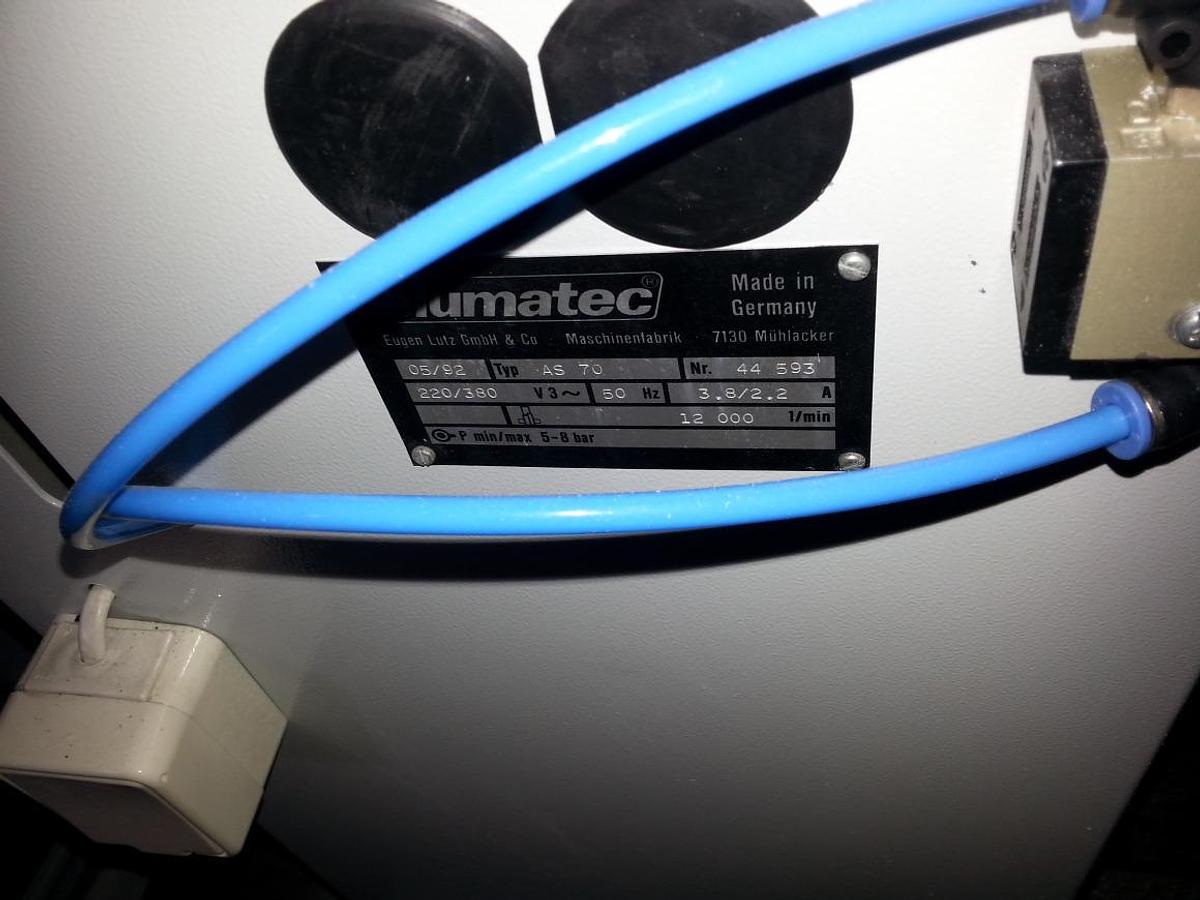Used MILLING AND COPYING MACHINE ELUMATEC AS 70