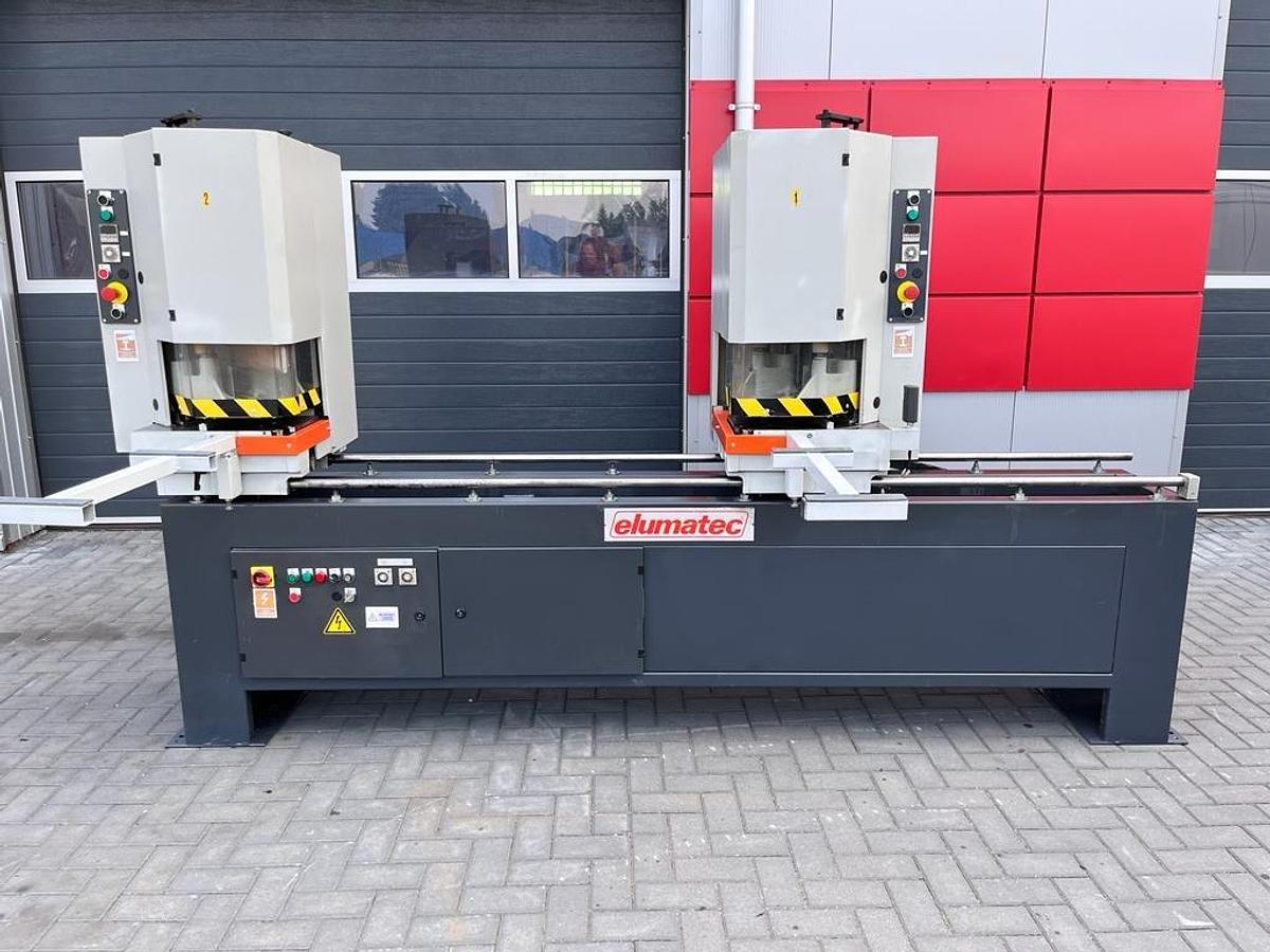 Used ELUMATEC DOUBLE HEAD WELDING MACHINE ZS 720 LV YEAR 1997