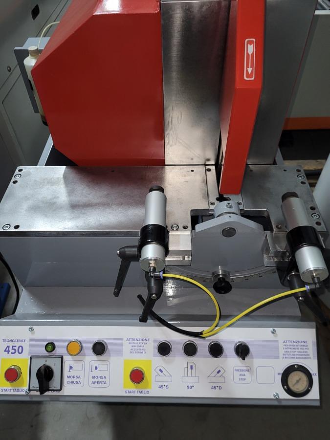 Used SINGLE HEAD SAW COMALL SAM 450