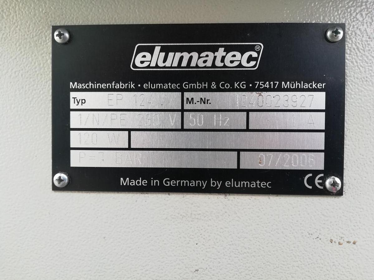 Used CORNER CRIMPING MACHINE ELUMATEC EP 124 YEAR 2006