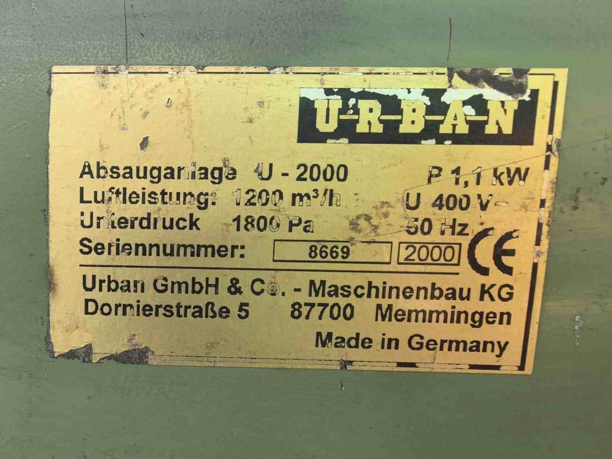 Used CHIP EXTRACTOR URBAN U-2000 YEAR 2000