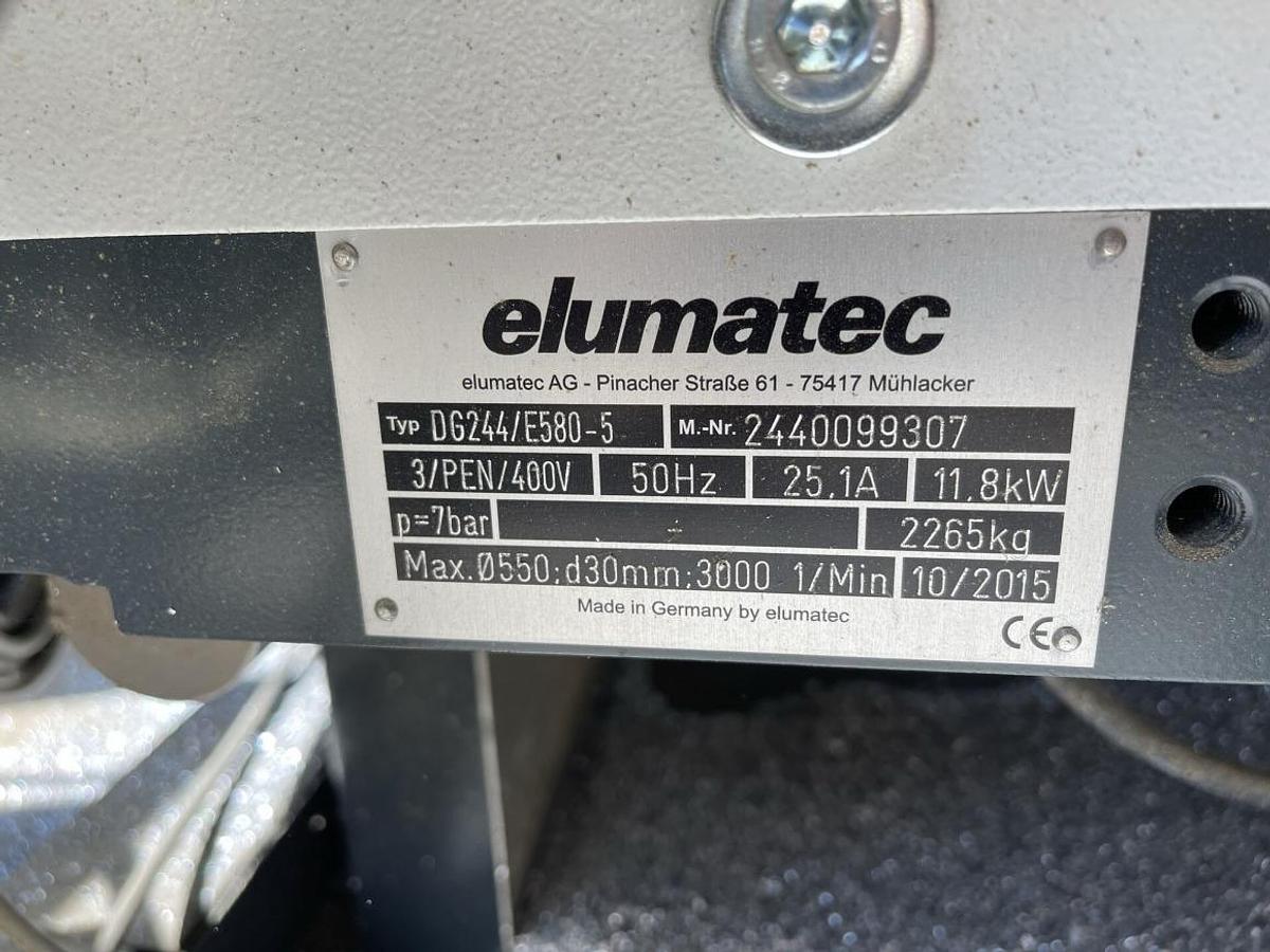 Używane PIŁA AUTOMATYCZNA DWUGŁOWICOWA ELUMATEC DG 244 + E580 -5 ROK 2015