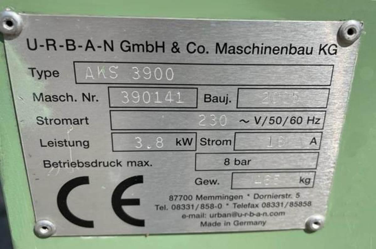 Used DOUBLE HEAD WELDING MACHINE URBAN AKS 3900 YEAR 2005