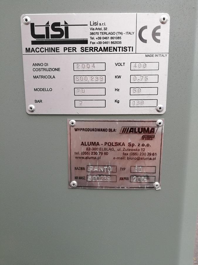 Used MILLING AND COPYING MACHINE ALUMA PANTO 10 YEAR 2004