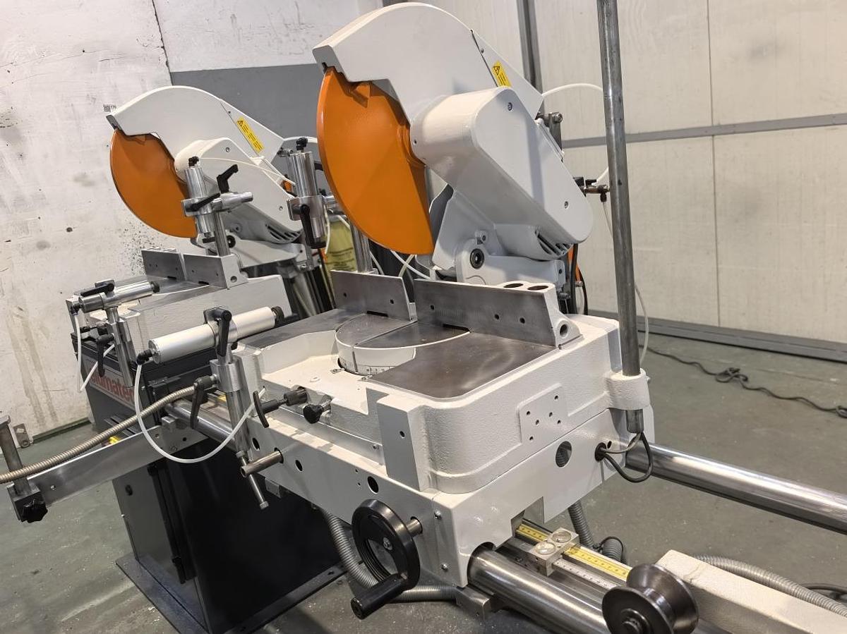 Used ELUMATEC DOUBLE-HEAD SAW DG 79