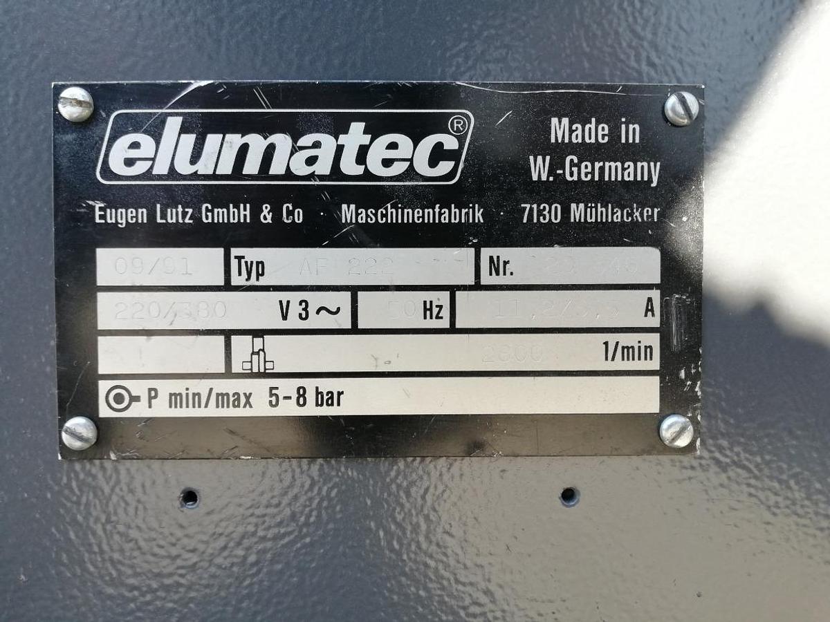 Used ELUMATEC POST MILLING MACHINE AF 222