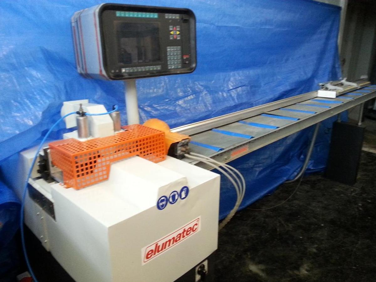 Used ELUMATEC GLAZING BEAD SAW GLS 192 WITH EMA 201/10 GAUGE YEAR 1998