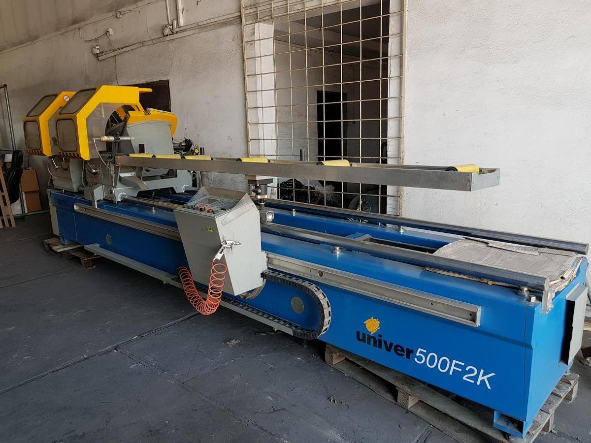 Used AUTOMATIC DOUBLE-HEADED SAW PERTICI UNIVER 500 F2K