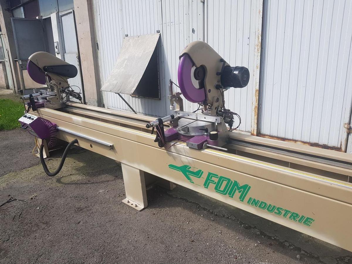Used FOM MOXIE X2 LONG DOUBLE-HEADED ALUMINIUM SAW