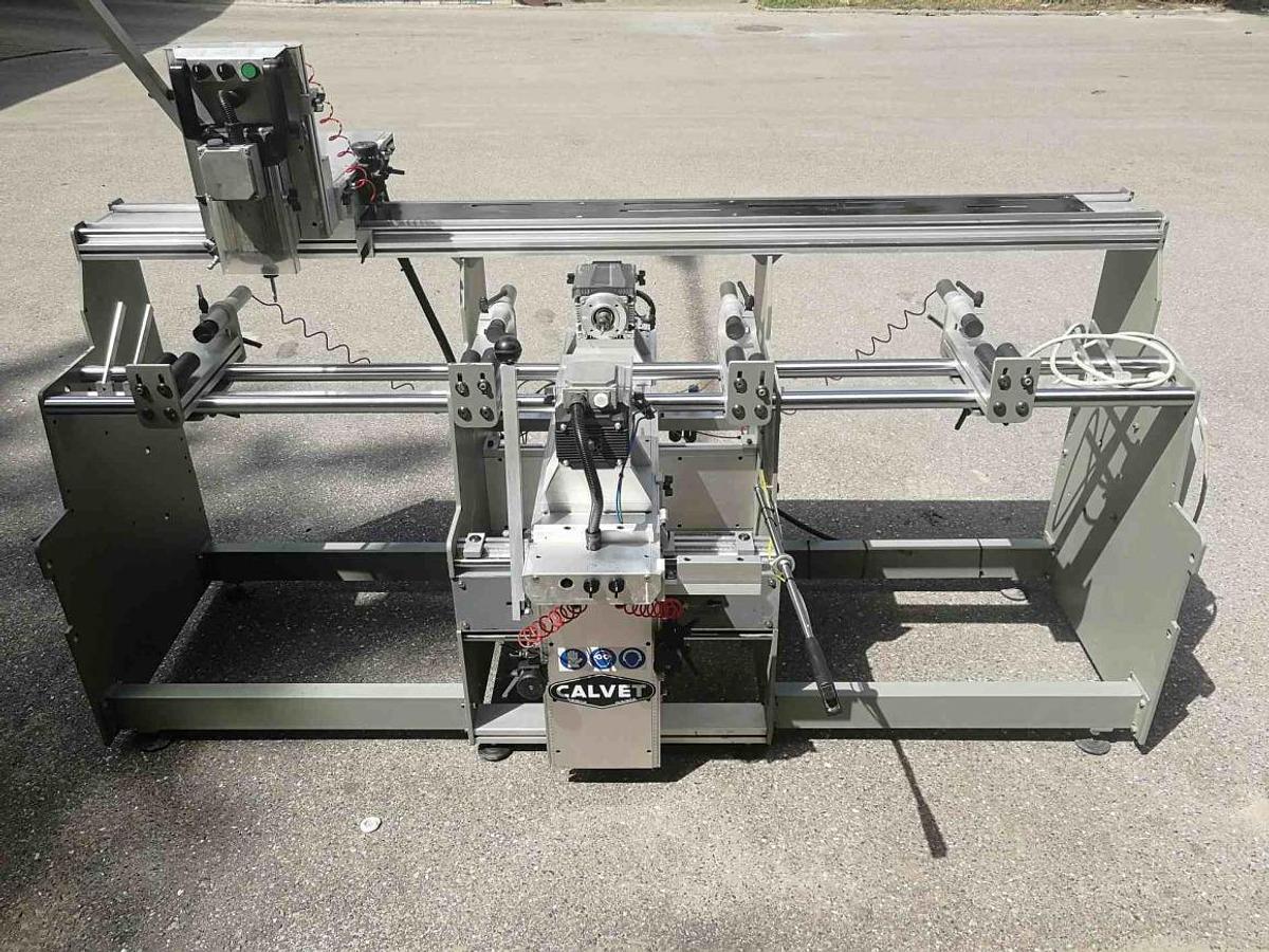 Used TRIPLE SPINDLE MOULDING MACHINE PRESSTA EISELE PANTO 500 / CALVET TYPE 03P L23 YEAR 2000