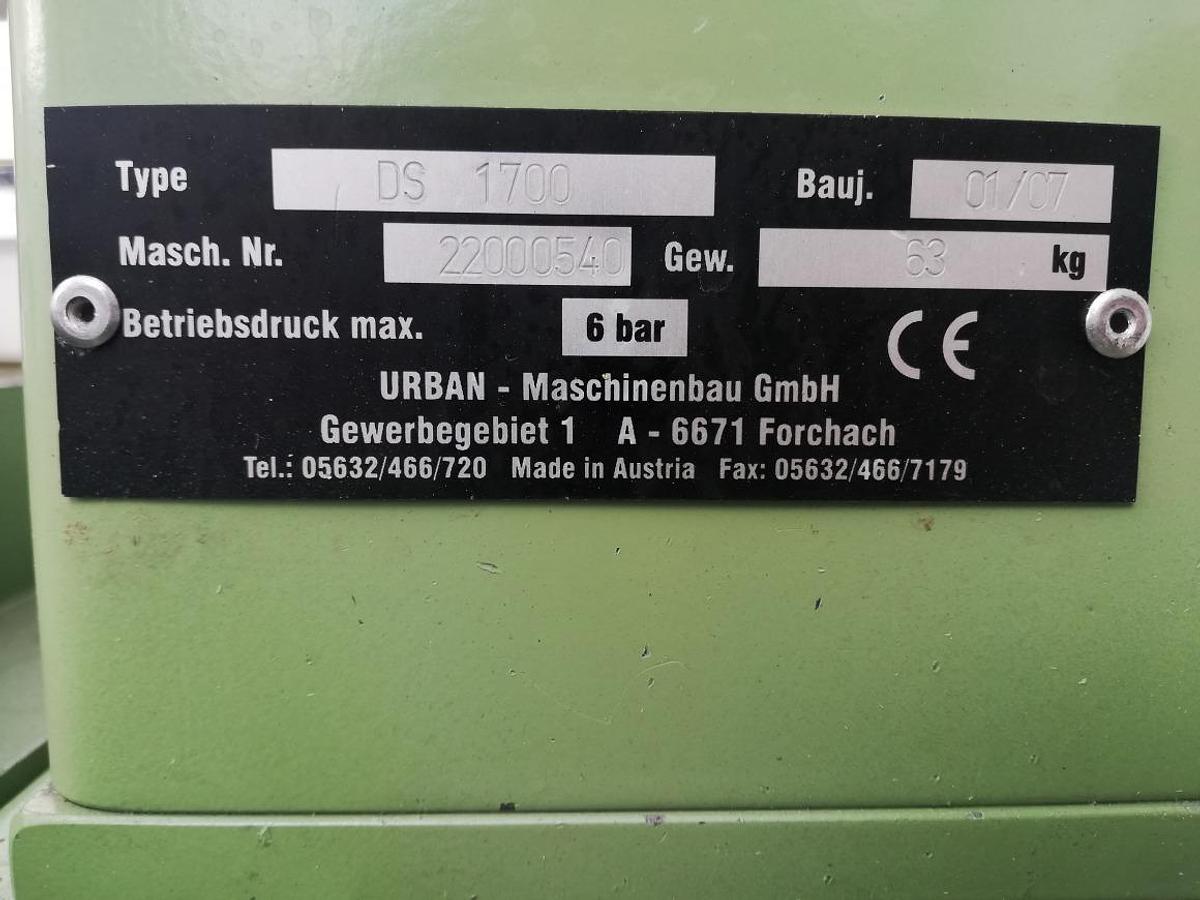 Used URBAN REINFORCEMENT SCREWDRIVER DS 1700 YEAR 2007