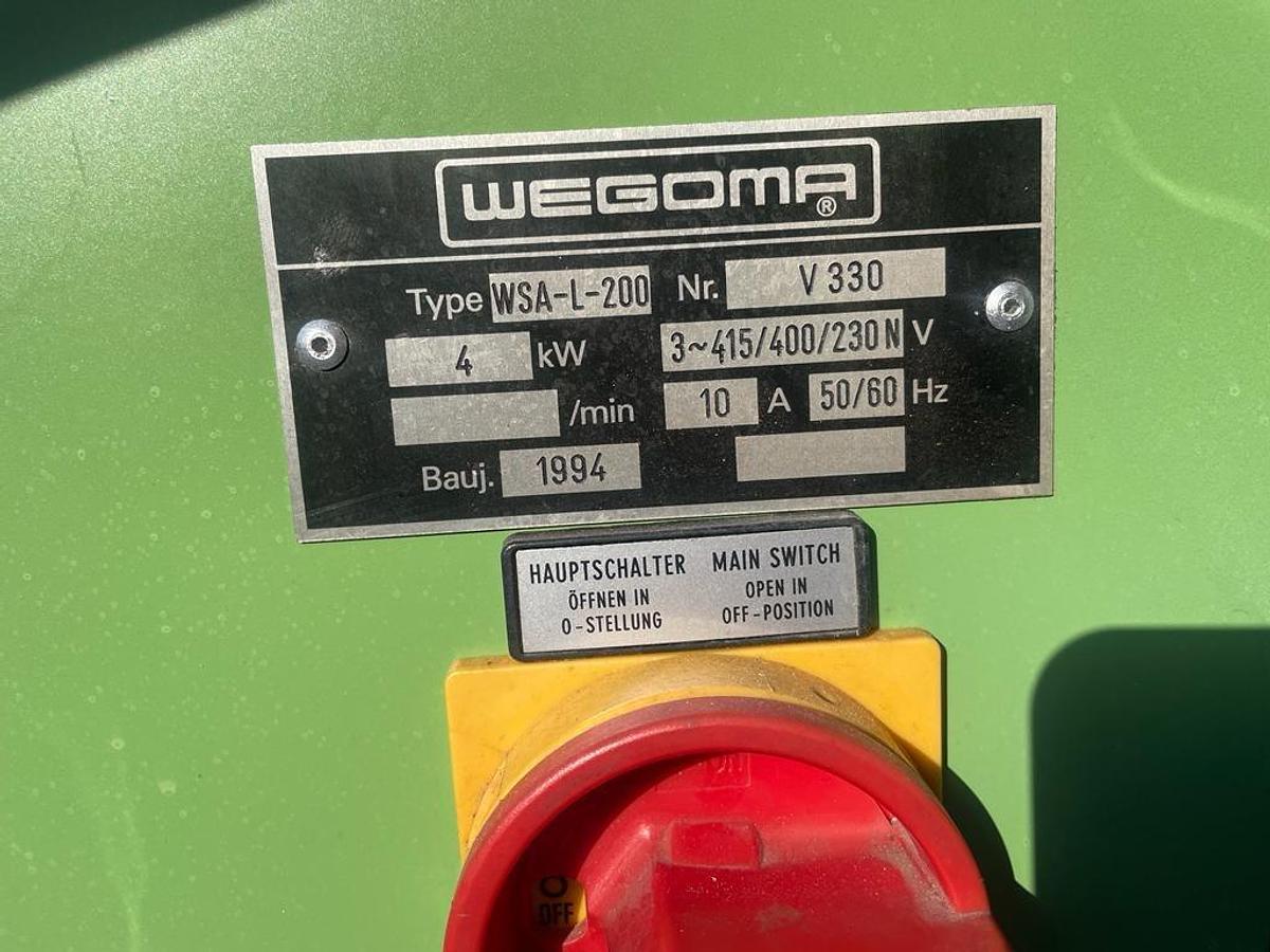 Używane ZGRZEWARKA JEDNOGŁOWICOWA WEGOMA WSA-L-200