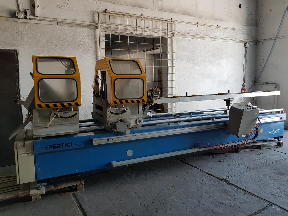 Used AUTOMATIC DOUBLE-HEADED SAW PERTICI UNIVER 500 F2K